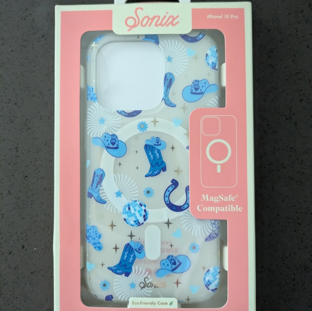 Sonix "Disco Cowgirl" Pattern iPhone 15 Pro Phone Case - BRAND NEW! GREAT DEAL